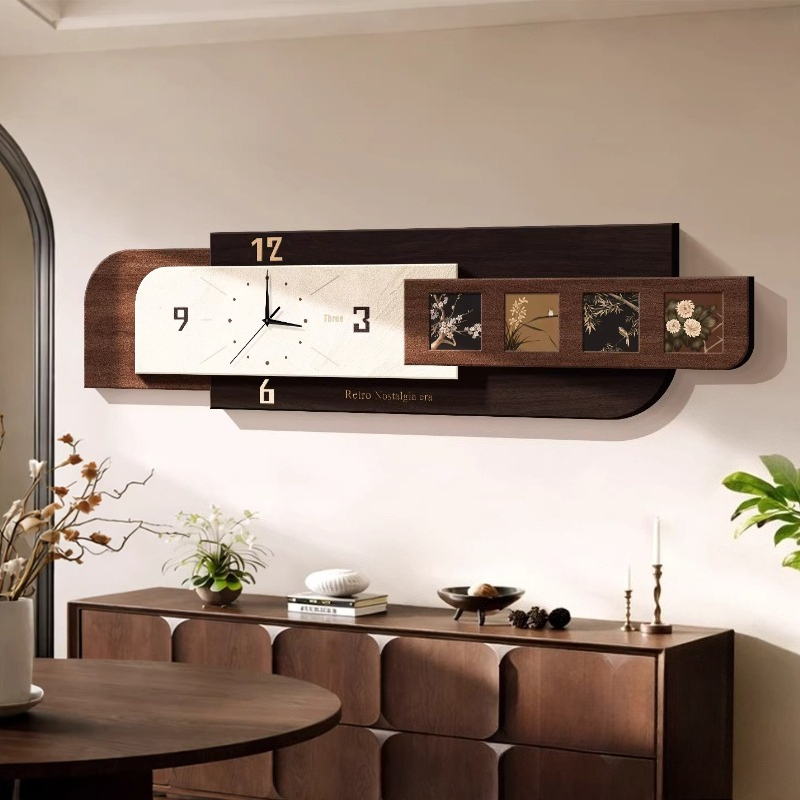 Luxury Lifestyle Aesthetics - Minimalistyczne zegary ścienne do salonu, luksusowe,