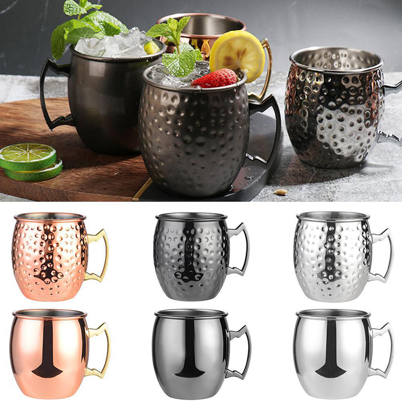 Copper Cocktail Mug - 1 szt. Kubek Moscow Mule ze