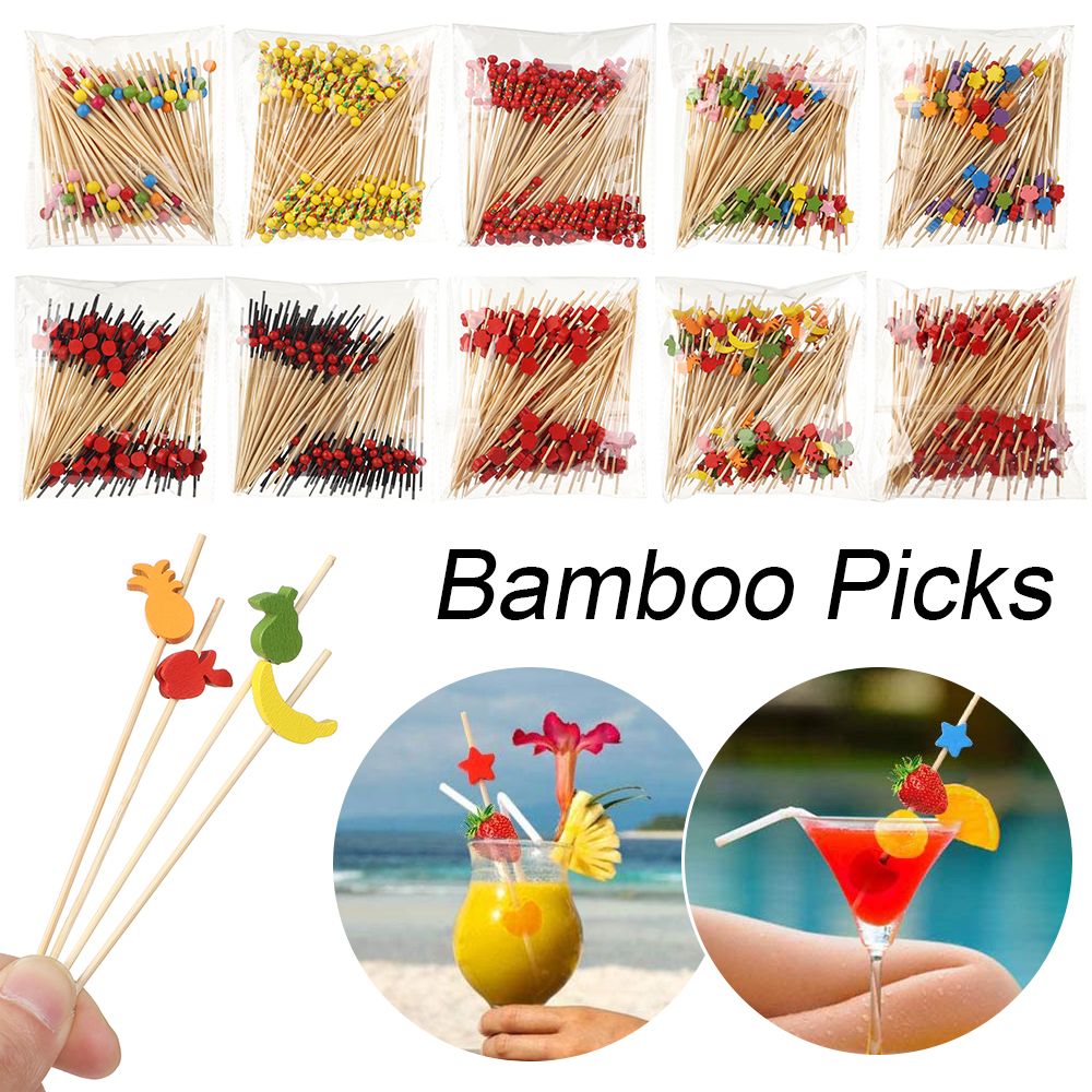 100Pcs Disposable Bamboo Picks – Bamboo Cutlery Set recenzja i cena