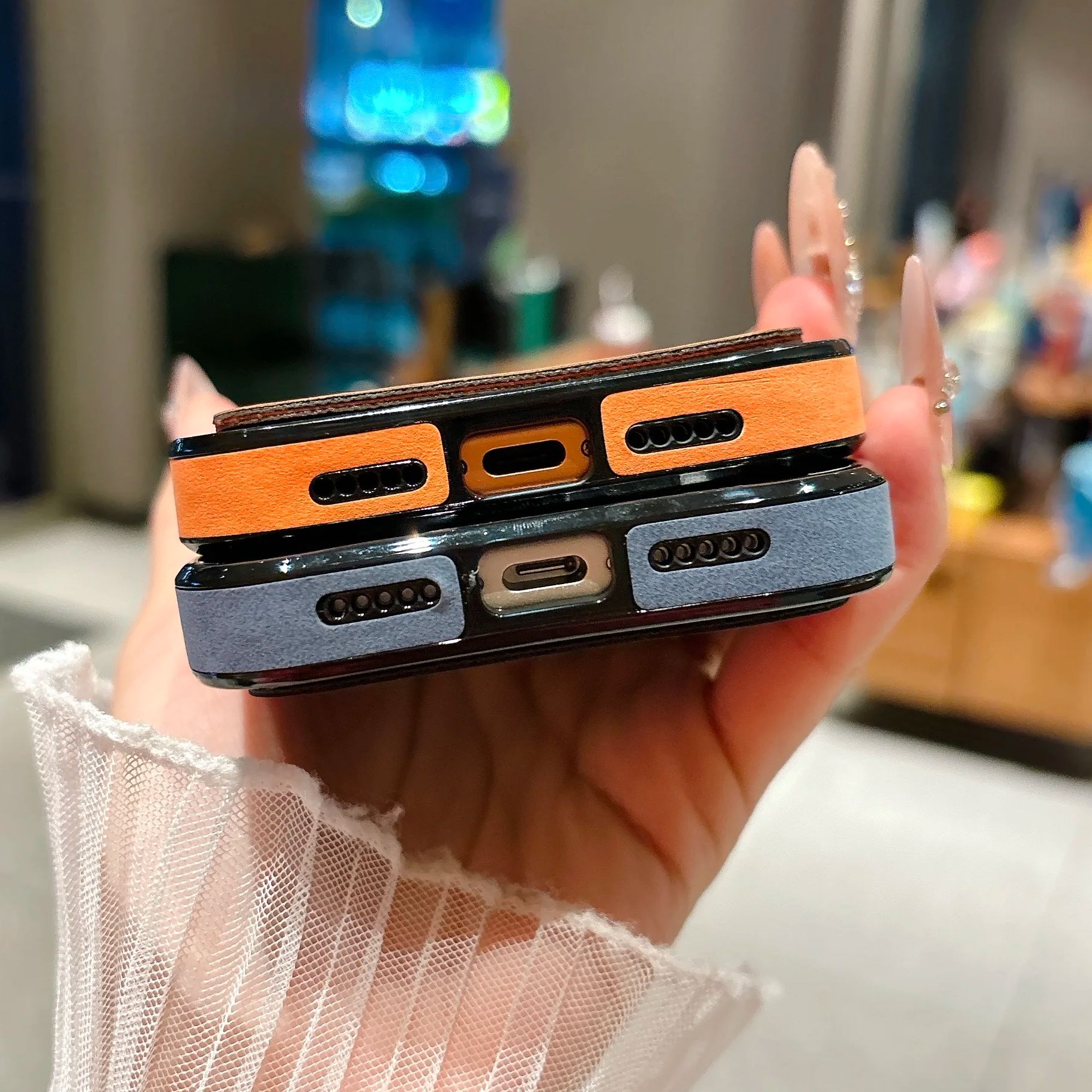 Etui na telefon z zamszu z prz – Leather Card Wallet recenzja i cena