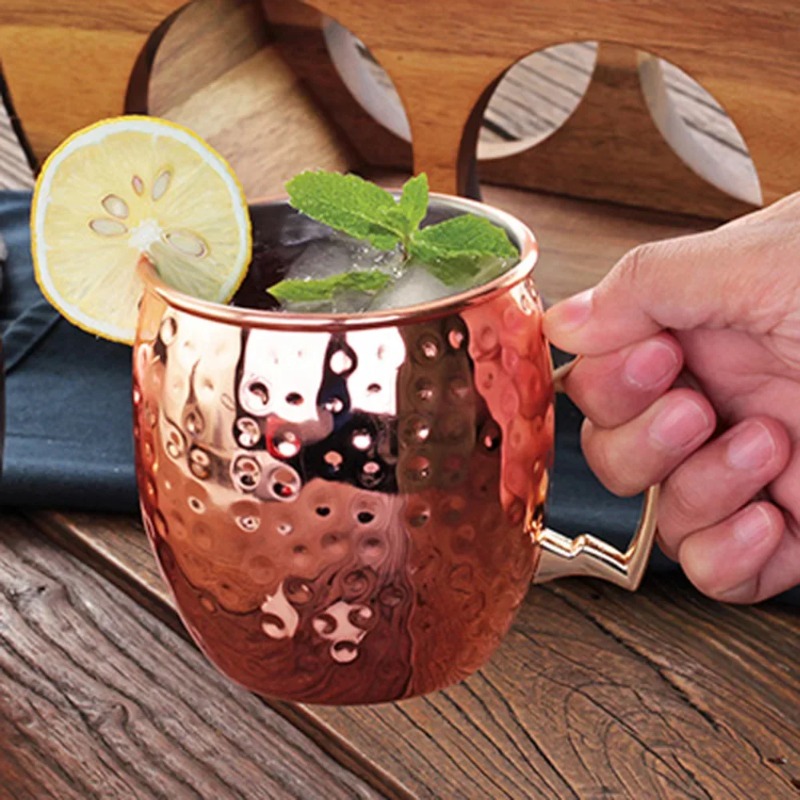 1-6 szt. Kubki do koktajli, ki – Copper Cocktail Mug recenzja i cena