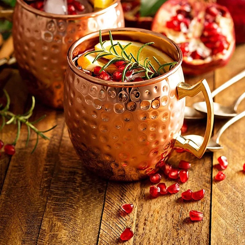 1-6 szt. Kubki do koktajli, ki – Copper Cocktail Mug recenzja i cena