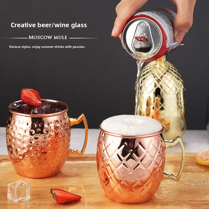 Kufel do Moscow Mule ze stali  – Copper Cocktail Mug recenzja i cena