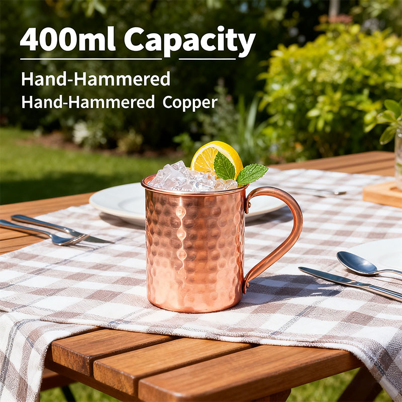 Nowe, w 100% miedziane kubki,  – Copper Cocktail Mug recenzja i cena