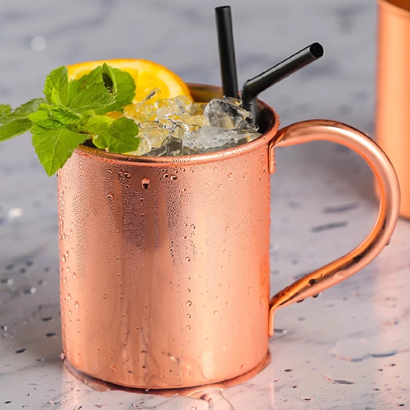 Kubek miedziany 400 ml, wytrzy – Copper Cocktail Mug recenzja i cena